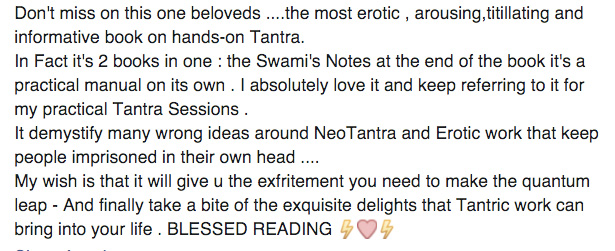 most erotic informative tantra book
